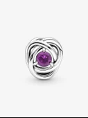 Pandora 790065C02-Mor Sonsuzluk Sarmalı Charm thumbnail 2