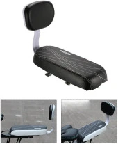 Valkyrie Bisiklet Arka Koltuğu Sele Çocuk ve Yetişkin İçin Sırtlıklı Yumuşak Minder Bagaj Koltuğu - 5