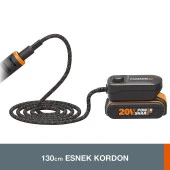 WORX WA7160 MAKERX 20Volt HUB Devir Ayarlı Adaptör (Akü Dahil Değildir) - 7