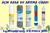 Su Arıtma Filtresi Seti 5 li  Lg Membran Filtre Seti Açık Kasa Cihaz İçin thumbnail 2