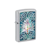 Zippo Çakmak 48592 Lotus Flower Design - 2