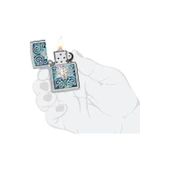 Zippo Çakmak 48592 Lotus Flower Design - 1