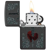 Zippo Çakmak 48617 Heart Dagger Tattoo Design - 2