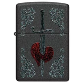 Zippo Çakmak 48617 Heart Dagger Tattoo Design - 4