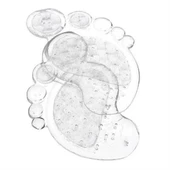 BİZAHMETGELSİN® Ayakkabı İçi Ayak Kaydırmaz Dolgulu Rahat Silikon Pedi Tabanlığı thumbnail 2