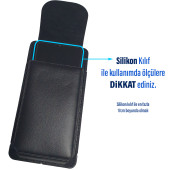 Samsung Galaxy M52 5G Kemer Kılıf  Dik Samsung M52 Kılıfı Bel Kemer Kılıfı thumbnail 5