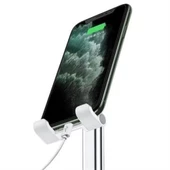 BİZAHMETGELSİN® Pembe Aynalı Cep Telefonu Sabitleyici Stand Katlanabilir Ayarlanabilir Telefon Standı thumbnail 4