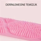 BİZAHMETGELSİN® Çift Taraflı Banyo Hamam Lifi Silikon Masajlı Yumuşak Duş Lifi Uzun Ömürlü Hazır Banyo Keses thumbnail 6