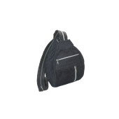 Mebes Denim Kumaş Kadın Sırt ve Omuz Çantası Koyu Gri Serçe Mini ÇntKotSerçeMiniSR006Çs - 1