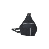 Mebes Denim Kumaş Kadın Sırt ve Omuz Çantası Koyu Gri Serçe Mini ÇntKotSerçeMiniSR006Çs - 2