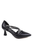 Ceylan 3559 Kadın 6 Cm Topuklu Taşlı Stiletto Ayakkabı - 1