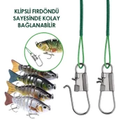 Fishack Klipsli Fırdöndülü Çelik Tel 6'lı thumbnail 2