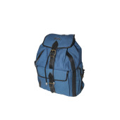 Mebes Sırt Çantası Denim Kumaş Mavi renk  3 Cep 3cepkotmavi003 - 7