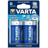 Varta Alkalin Büyük Boy Pil (D) High Energy 2 Lİ - 1