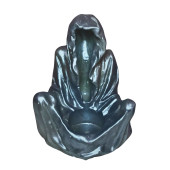 Mantrik Mistik Buhurdanlık Mumluk Tütsülük 15 x 12 cm Gümüş - 2