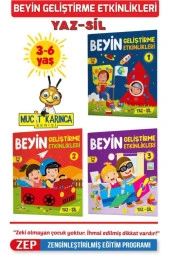 Mucit Karınca Yaz-sil-3 (3-6 YAŞ BEYİN GELİŞTİRME ETKİNLİKLERİ) - 1