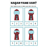 Okul Öncesi ve Birinci Sınıflar İLK YAZ-SİL Matematik Kitabım - 4