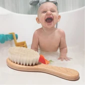 Keçi Kılı Organik Bebek Banyo Tarağı - 4