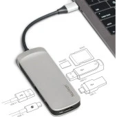 Kingston Nucleum Macbook HDMI+ USB 3.1 + USB-C + MicroSD + USB 3.1 + USB-C Apple Dönüştürücü - 1