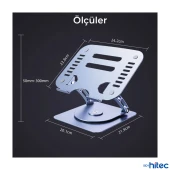 ScHitec Alüminyum 15.9 inç 20Kg Taşıyabilen Laptop Tablet Standı - 6