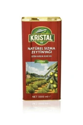 Kristal Natürel Sızma Zeytinyağı 5 L Teneke - 1