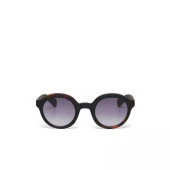 Okkia Lauro Unisex Yuvarlak Siyah Havana Güneş Gözlüğü Siyah Gradyan - 6