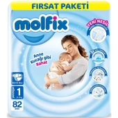 Molfix Bebek Bezi Beden:1 (2-5Kg) Yeni Doğan 246 Adet Aylık Fırsat Pk thumbnail 2