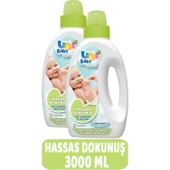 Uni Baby Çamaşır Deterjanı Sensitive 1500ML Hassas Dokunuş (Yeşil) (2 Li Set) - 1