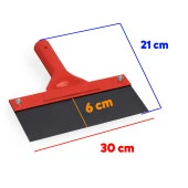 Kazıma Sıyırma Raspası Metal Saplı Çelik 30 cm Spatula İnşaat Duvar Harç Parke Zemin Temizlleme - 2
