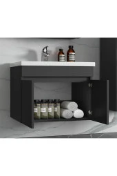 Alfa Banyo Viola-Antasit (65+35) 100 cm MDF Boy Dolaplı Lavabolu Banyo dolabı takımı - 3