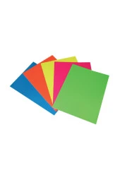 2727 Maket Kartonu 22,5x30 cm 5 Renk 5'li Paket - 1