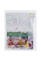 Elişi Kağıdı Simli Yapışkanlı Boyanabilir 5 Li 20x30 Cm 3816j - 1