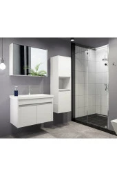 Alfa Banyo Luiza (80 35) 115 Cm Mdf Boy Dolaplı Lavabolu Banyo Dolabı Takımı - 2