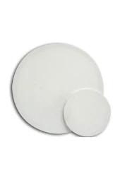 Beyaz Yuvarlak Tuval 30 cm - 1