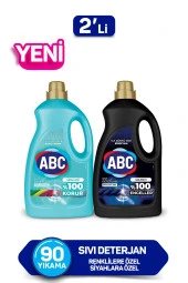 ABC Sıvı Deterjan Renkliler Ve Siyahlar 2'li Set - 1