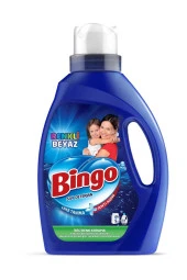 Bingo Sıvı Çamaşır Deterjanı 2145 ml Renkli  Beyaz x 6 Adet - 2