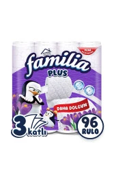 Familia Plus Parfümlü Tuvalet Kağıdı 96 Rulo (32 Rulo X 3 Paket) - 1
