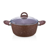 Saflon SF3622GR Granit Line 22 cm Derin Tencere 3.70 Litre - 1