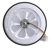 Banyo Wc Havalandırma Aspiratörü Fanı Aksiyel Baca Kirli Hava Kötü Koku Fan Metal Vantilatör 160 mm thumbnail 6