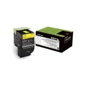 Lexmark (CX410) 80C8HYE Sarı Orjinal Toner Yüksek Kapasiteli - 1