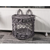 Homedora Roger Kalorifer Askılı İki Katlı Kedi Yatağı Siyah - 1