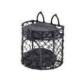 Homedora Roger Kalorifer Askılı İki Katlı Kedi Yatağı Siyah - 4