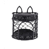 Homedora Roger Kalorifer Askılı İki Katlı Kedi Yatağı Siyah - 5