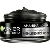 Garnier Aha Bha Kömür 3Ü 1 Arada Matlaştırıcı Günlük Nemlendirici Krem 50ml thumbnail 2