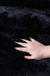 Tavşan Tüyü Dekoratif Ultra Yumuşak Post Peluş Kaymaz Halı - 8