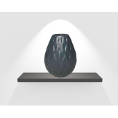 Palitra Serisi Dekoratif Vazo Antrasit 11 cm x 8 cm - 1