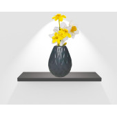 Palitra Serisi Dekoratif Vazo Antrasit 11 cm x 8 cm - 2