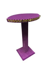 Çift Taraflı Mor Zincirlik Bileklik Kolye Standı - 1