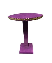 Çift Taraflı Mor Zincirlik Bileklik Kolye Standı - 2