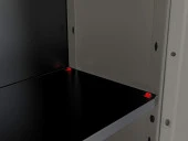 Plastik Bahçe Balkon Kiler Plastik Dolap 68x39x173cm - 5